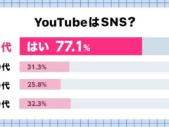 YouTubeをSNSだと思っている