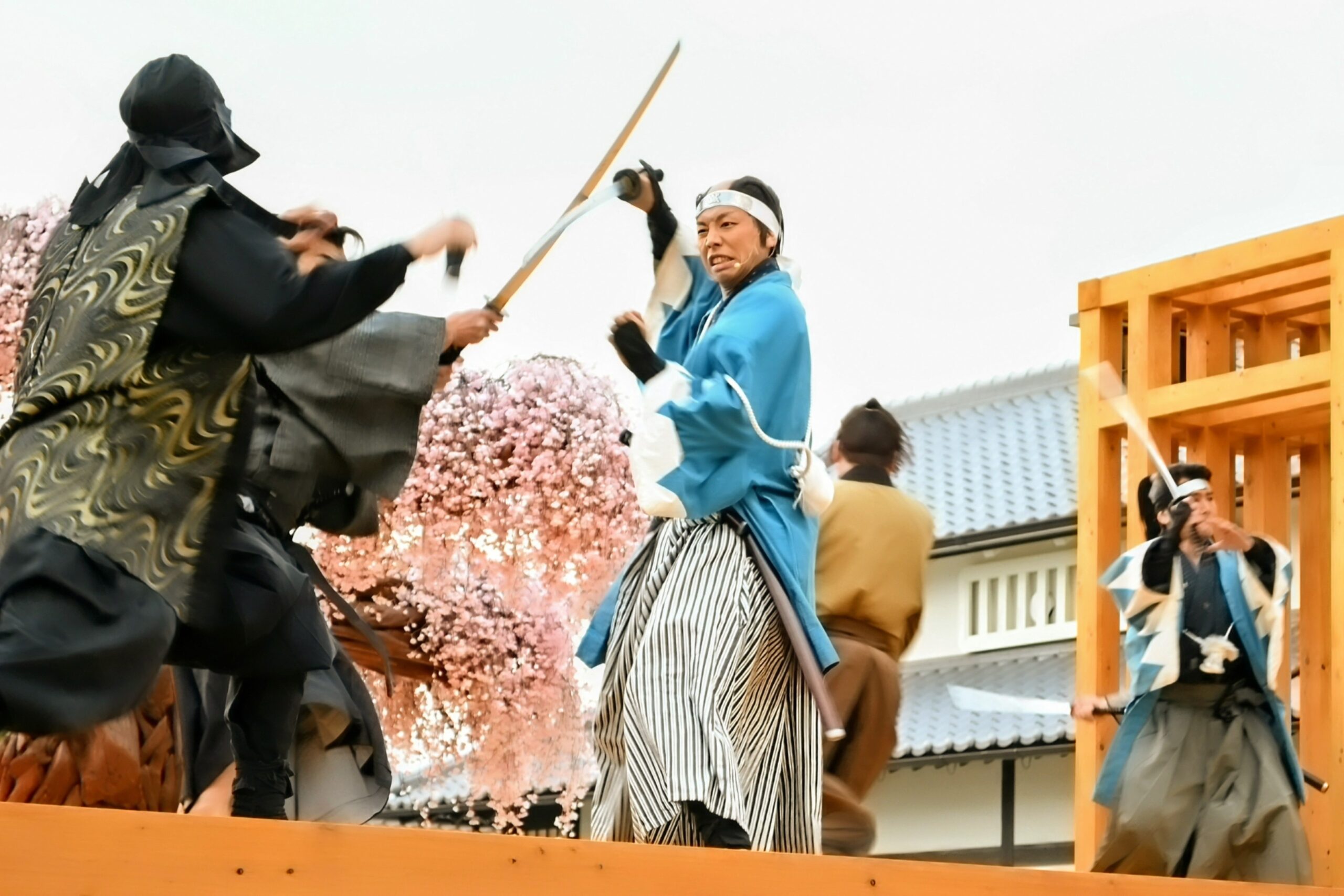 クライマックスの新選組と浪士の大殺陣