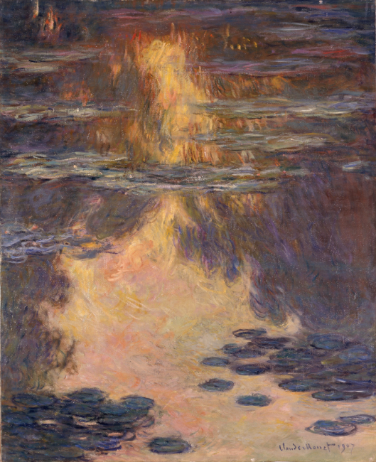 クロード・モネ「睡蓮」1907年