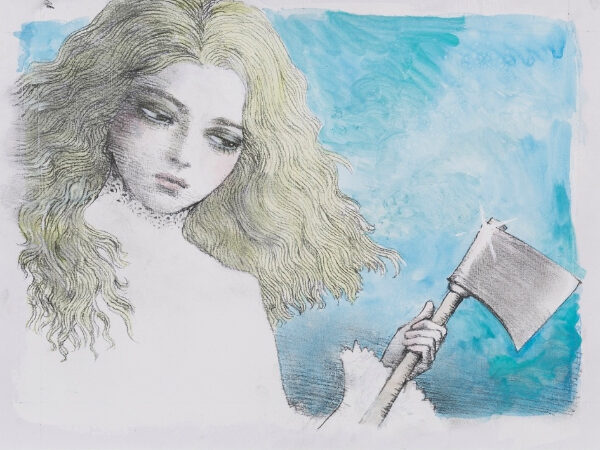 宇野亞喜良作画「きんのおの」原画